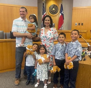 Fauss Family Adoption Photo