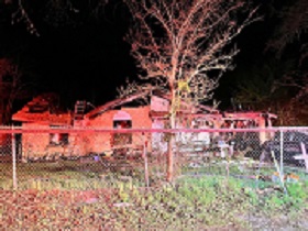 Home of a fire fatality in Lindale on March 17, 2024