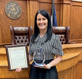 Tina Knighton receives the Legal Professional of the Year Award