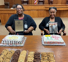 Lynda Swann and Verna Carroll