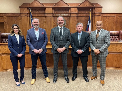 Commissioners Court members on January 7, 2025